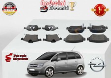 KIT 8 PASTIGLIE FRENO ANTERIORI+POST OPEL MERIVA 1.3 CDTI  55KW DAL 2008