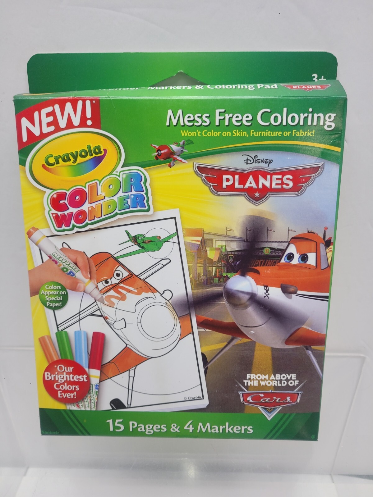 Disney Crayola Colors Wonder 4-Markers 15-Pages, PLANES, NEW OLD STOCK