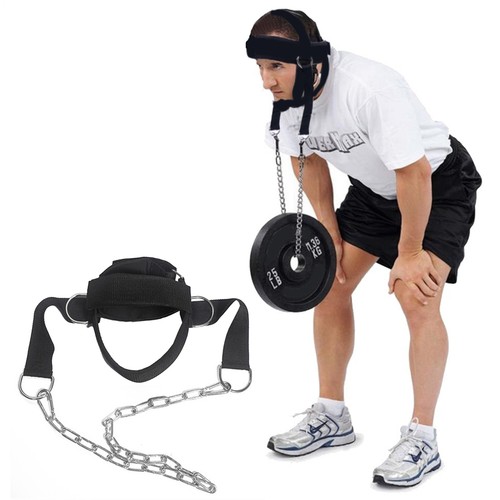 Head Harness,Neck Exercise Head Strap For Weight Lifting Gym & Fitness Training