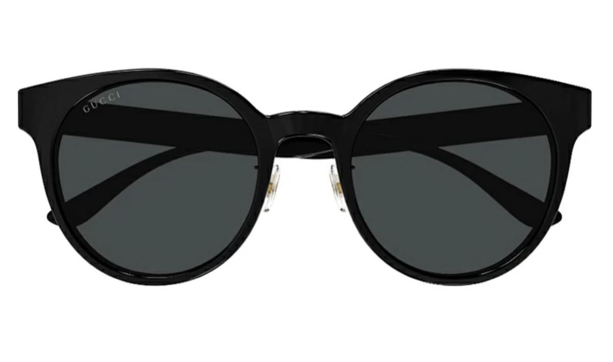 Gucci GG1339SK 002 Black Grey Polarized Oval Women