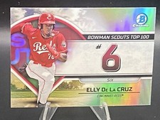 2023 Bowman #BTP-6 Elly De La Cruz Bowman Scouts Top 100