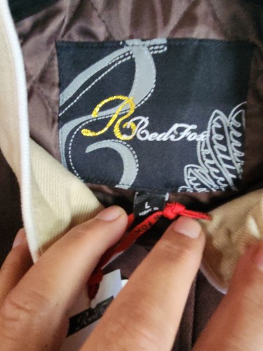 Red Fox Boys Junior Bomber Jacket Size L - Picture 5 of 9