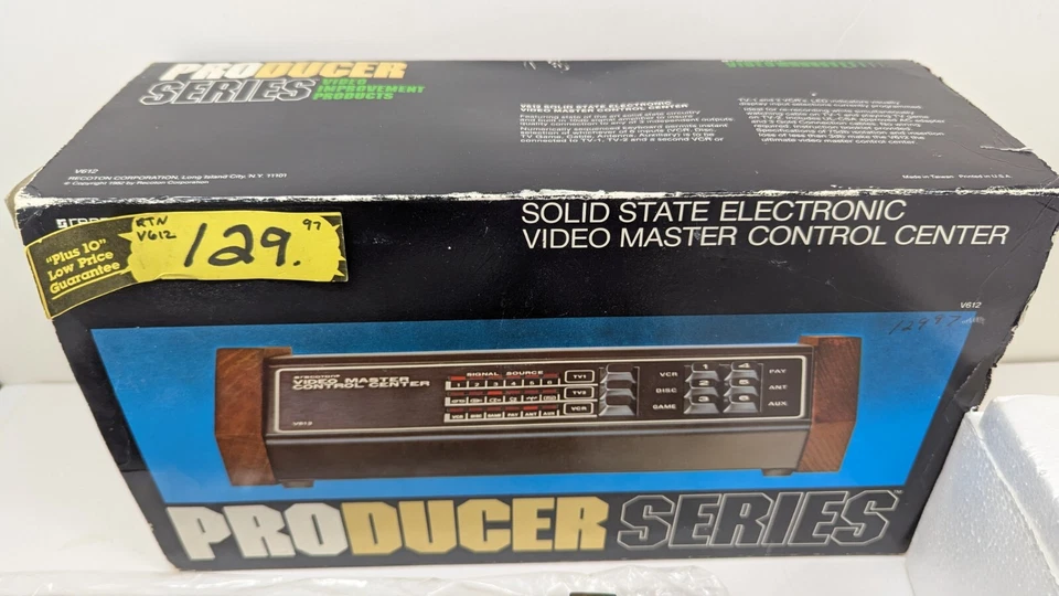 Recoton V612 Video Master Control Center Producer Series (caja abierta, funcionando) Foto 3 de 4