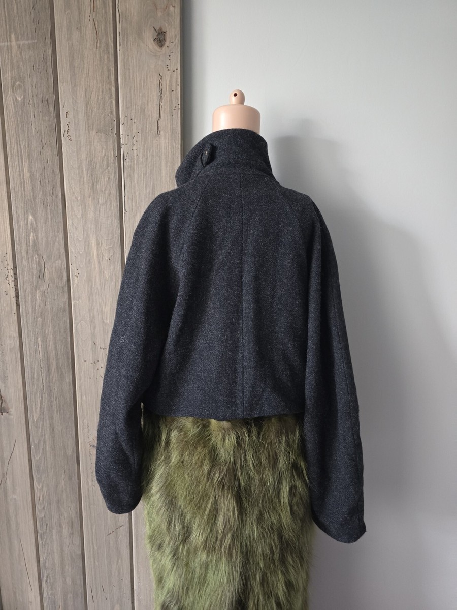 TOGA ARCHIVES super cool coat WITH FUR DETACHABLE BOTTOM SZ S | eBay