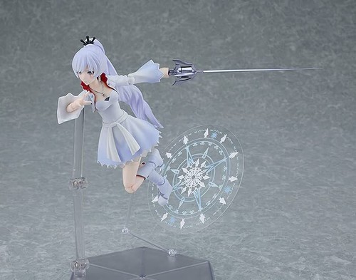 figma 599 RWBY: Ice Queendom Weiss Schnee Painted plastic Figure M06884 NEW - Picture 5 of 9