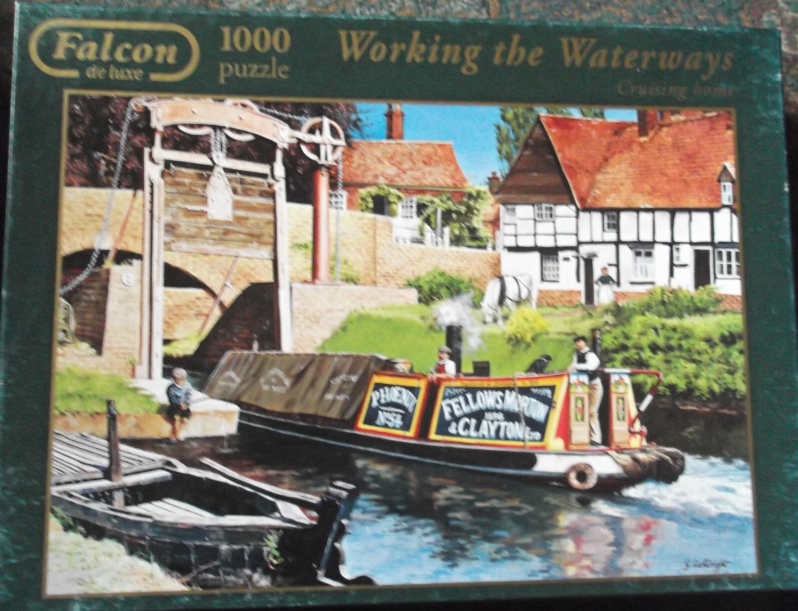 Falcon 1000 piece jigsaw Working the Waterways eBay