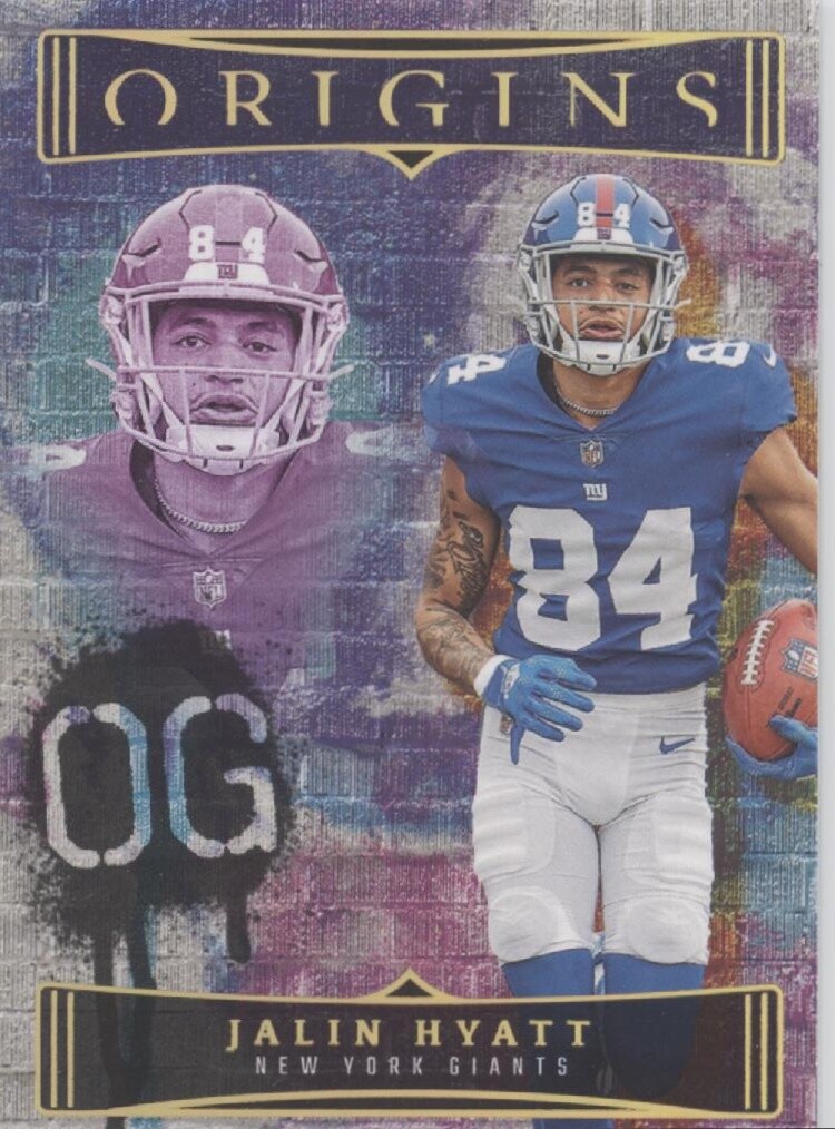 2023 Panini Origins Original Gridiron #OG-JHY Jalin Hyatt New York Giants