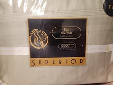 Superior 1000 Thread Count Full Sage Solid Sheet Set