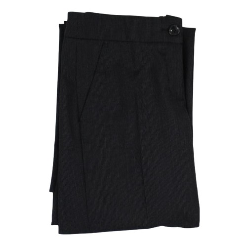 PANTALONE DONNA PENNYBLACK LINCI 2134988 01 NERO RIGATO NUOVO AI - Picture 2 of 2