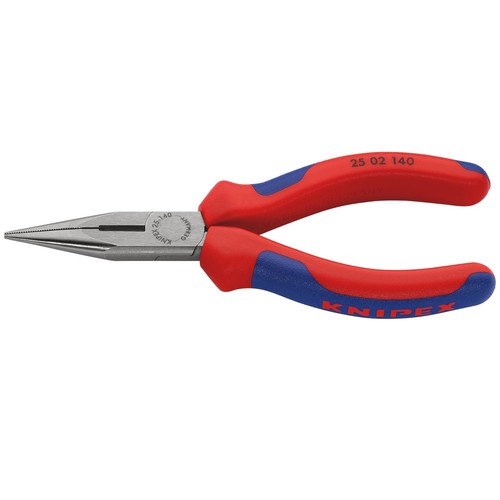 Knipex Sb 140mm Lange Spitzzange Schwerlast Griffe Gezackt Backen 25 02 140