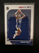 2019 Panini Hoops Jordan Poole Rookie Warriors RC #223