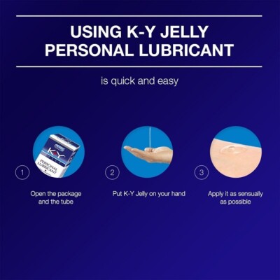 how to use ky lubricant Lubricant K-Y Jelly - Lube gel non-greasy KY 50g