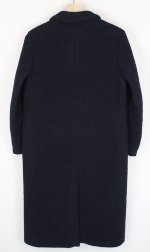 SANDRO Coat Womens EU 38 Wool Alpaca Blend Long Lined Double Breasted - Picture 8 of 12