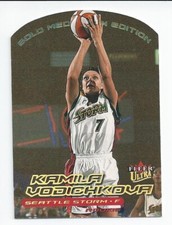 Kamila Vodichkova 2000 Ultra WNBA Gold Medallion Parallel Card #131