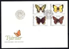 Sweden 1993 insects - butterflies - animals - nature MNH FDC