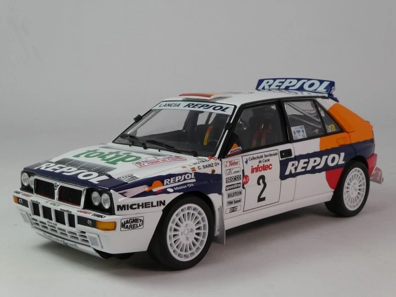 Kyosho Lancia Delta HF Integrale Evo #2 Sainz Tour de Corse 1993 1/18 08348J - Immagine 2 di 4