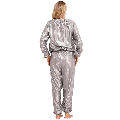 Unisex Garnitur Top Zestaw Stroje treningowe Spodnie wyszczuplające Spodnie Siłownia Sweter - Zdjęcie 13 z 27