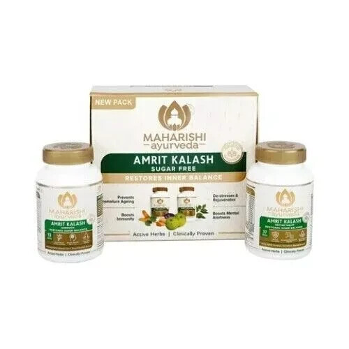 Maharishi Ayurveda Amrit Kalash (60 Nektartabletten und 60 Ambrosia Tabletten) - Bild 1 von 3