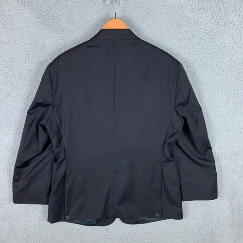 NWT JoS A Bank Traveler Suit Jacket Size 44S Black Tailored Fit Performance Wool - Picture 9 of 14