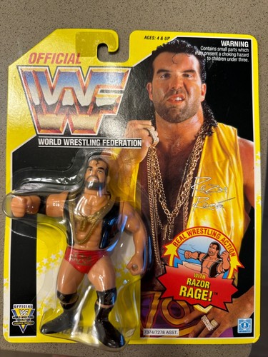 WWF HASBRO RAZOR RAMON MOC CASE FRESH, series 7!...