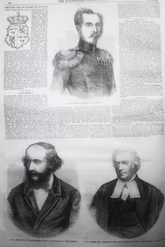 Nouvelles illustrées de Londres 23 juillet 1859. Cathédrale Notre Dame restaurée. bovins etc - Photo 11 sur 23