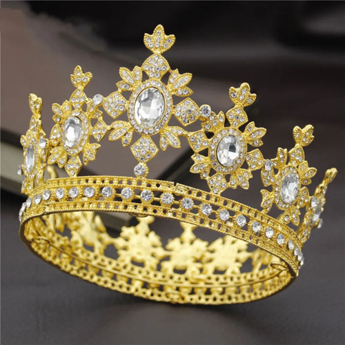 Große Krone Prinzessin Festzug Diadem Kronen Strass Stirnbänder Haarschmuck - Bild 34 von 42