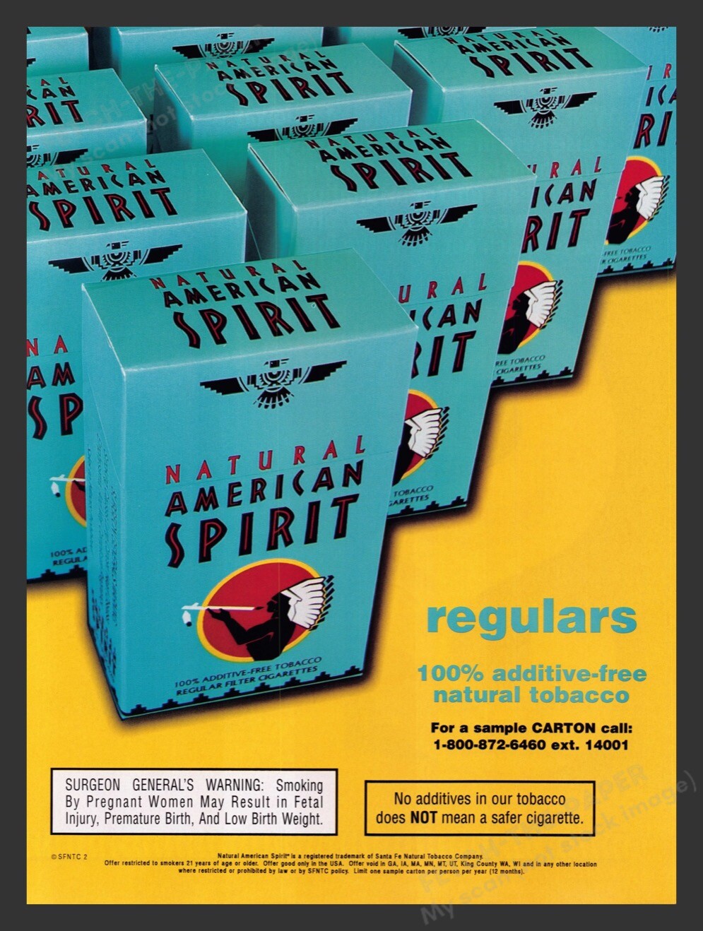 American Spirit Cigarettes American Spirit Box-Blue