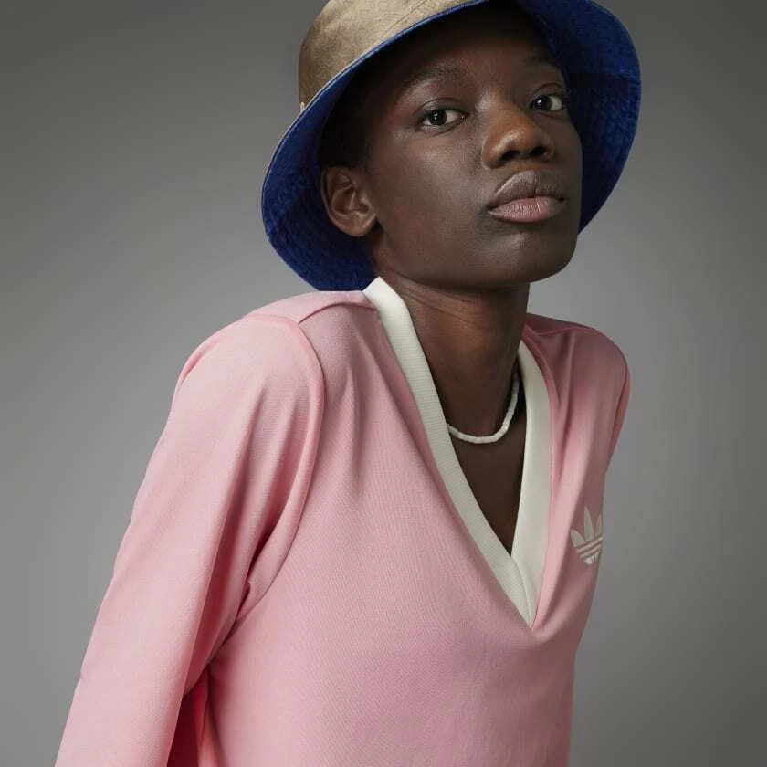 Adidas Originales Adicolor Heritage Now 70s Cali Camiseta Vestido Rosa Nuevo Foto 4 de 4