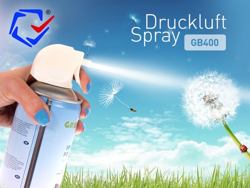 Sprężone powietrze Odpylacz Gaz Dmuchawa natryskowa Aerozol Przyjazna dla ozonu Puszka Rurka 6 x 400ml - Zdjęcie 7 z 8