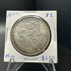 1879 $1 Morgan Silver Dollar - GEM BU - Free Shipping - Fresh Roll A4/13