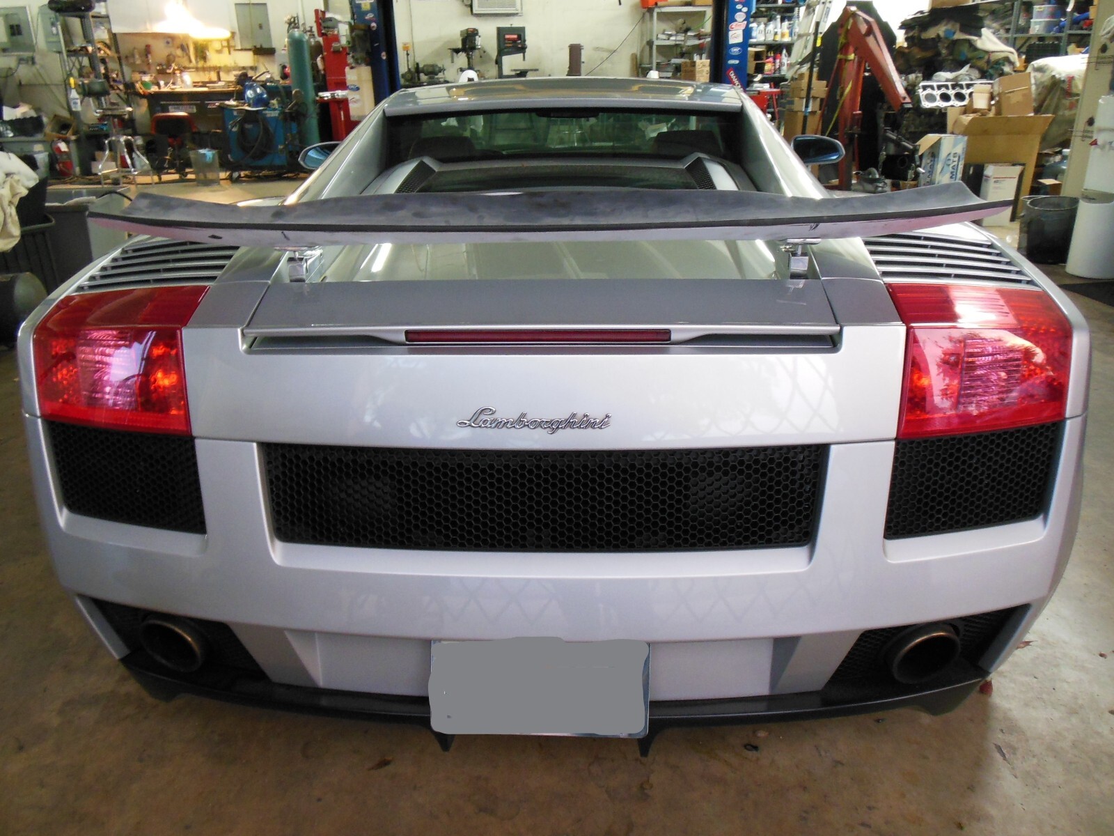 Rear Adjustable Spoiler Hamann Style For Lamborghini Gallardo 2004-2007