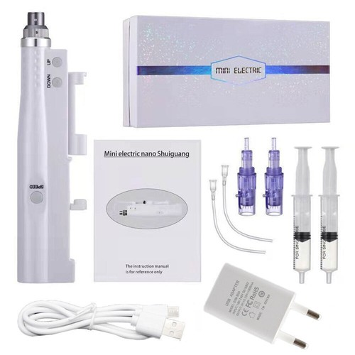 Mini Microneedling Pen Professional Skin Pen Microneedling w/ 2pc Pins Nano Tips - Bild 20 von 26