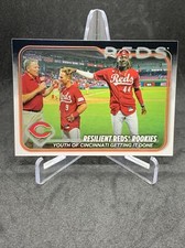 2024 Topps Series 1 Elly De La Cruz And Matt McClain Resilient Reds Rookies RC