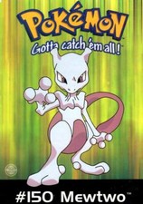 Pokemon Prima Generazione  - Cartoline Vintage Mewtwo