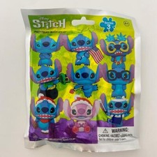 Disney Stitch 3D Figural Character Bag Clip : Series 3 - YOU CHOOSE 