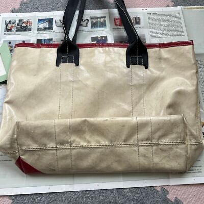 FREITAG F72 DONNA tote bag casual zip Beige red authentic FREITAG F72 DONNA tote bag casual zip Beige red authentic