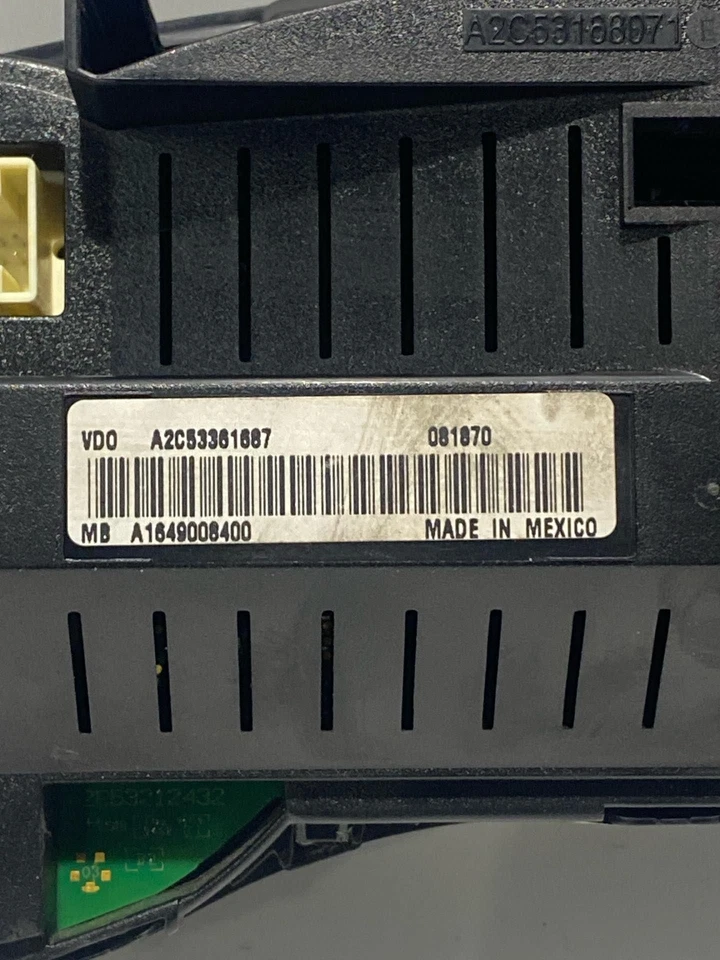 Medidor de velocímetro usado se adapta a: Mercedes-benz Mercedes clase gl 164 tipo GL350 2010 Foto 2 de 4