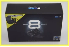 GoPro HERO 8 Black 4K Action Camera Bundle - 2 BATTERY, Handler, Case, & SD Card