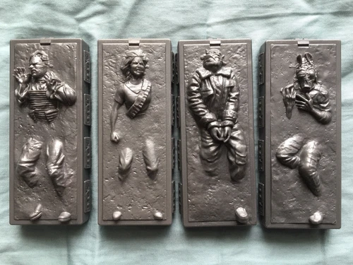 Star Wars Vintage Collection Carbonite Blocks Haslab Razor Crest💥 Set of 4 NM+