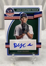 DYLAN STALLONES 2023 Panini Stars & Stripes ATHLETE DEVELOPMENT BLUE FOIL AUTO