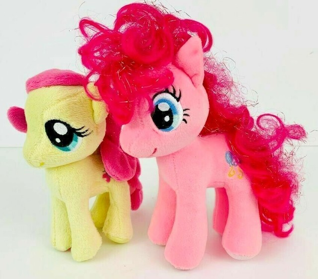 My Little Pony TY Sparkle Pinkie Pie Pink Yellow Plush Lot of 2 | eBay