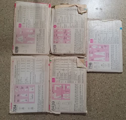 Simplicity 1960s Size 8 - 12 JR/Misses, Pre-owned, Lot E of 20, Mixed Condition - Picture 4 of 8