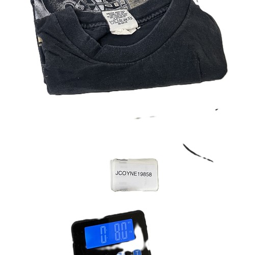 NFL X Nutmeg Mills T-Shirt Mens Size L Black Cotton Los Angeles Raiders Vintage - Picture 11 of 11