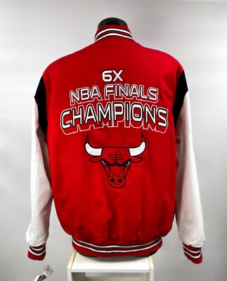 CHICAGO BULLS TIME NBA FINALS Fall 2023 CHAMPIONSHIP Jacket 3X 4X 5X