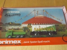 marklin primex ho gauge SARRASANI CIRCUS railway wagon + dumper truck low loader