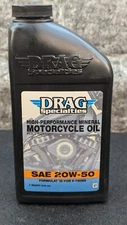 Drag V-Twin 1984up Harley High-Performance Engine Oil 20W-50 1 Qt 3601-0773