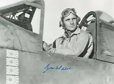Kenneth Walsh Signed 8x10 Photograph WWII Ace MOH (d) Pose C