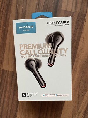 soundcore Liberty Air 2 Bluetooth In-Ear-Kopfhörer Premium Call Quality, Schwarz