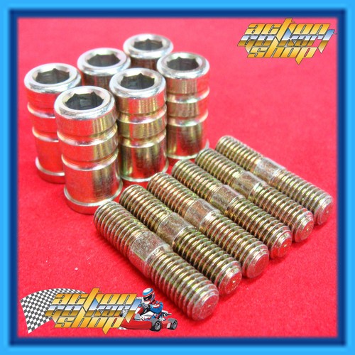 GO KART M8 EXTENDED WHEEL NUTS STUDS or COMBO PACKS OF SIX THREE CHOICES - Picture 2 of 19