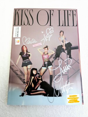 KISS OF LIFE Born To Be XX Signed Promo Album Autographed + KISS OF LIFE Born To Be XX Signed Promo Album Autographed +